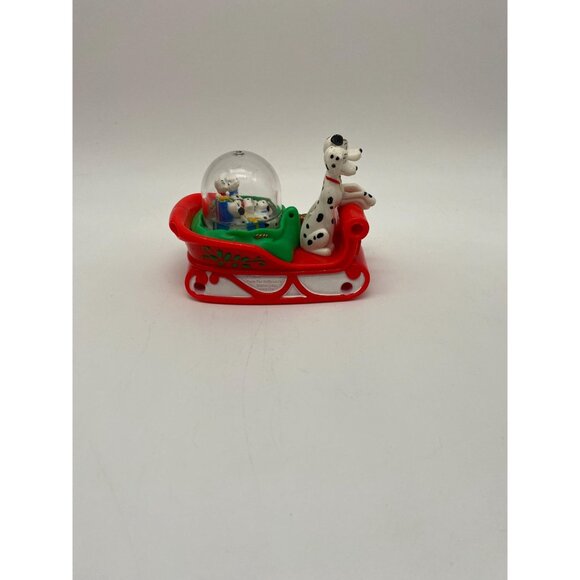 Disney 101 Dalmatians Snow Globe Ornament McDonald's Happy Meal Collectible Toy - Picture 5 of 9